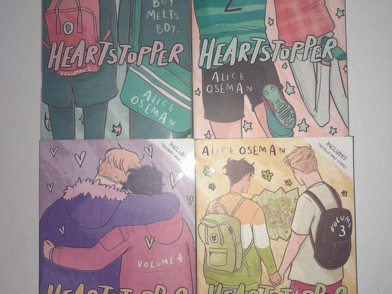 Heartstopper, серия книг для молодежи, первые 4 части