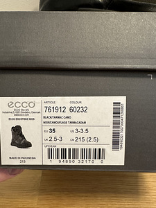 Детские зимние ботинки Ecco. (4 фото из 4)