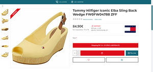 Naiste uued platvormkingad TOMMY HILFIGER , suurus 41 (1 foto / 6)