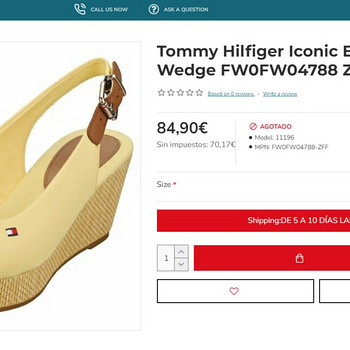 Новые женские туфли на платформе TOMMY HILFIGER, размер 41