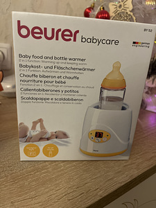 Beurer, белый/желтый - Подогреватель бутылочек для детского (2 фото из 3)