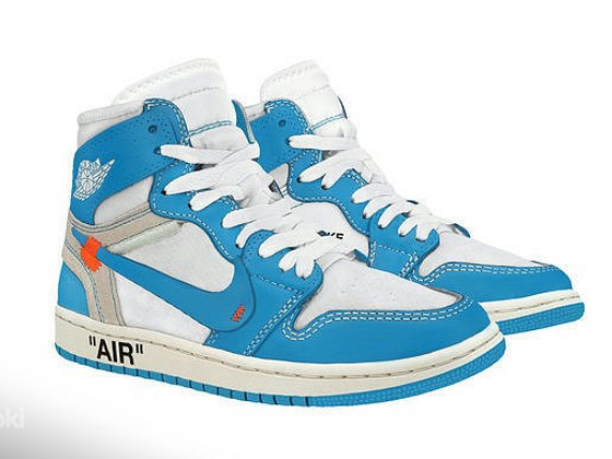 Кроссовки AIR JORDAN 1" OFF WHITE NIKE BEAVERTON, ОРЕГОН, 1985 г.