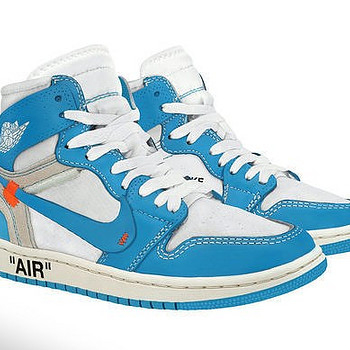 Кроссовки AIR JORDAN 1" OFF WHITE NIKE BEAVERTON, ОРЕГОН, 1985 г.