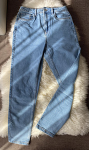 CROPP sinised mom jeans / teksad, s. S/M (5 foto / 7)