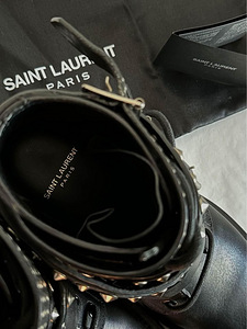 Байкерские ботинки Saint Laurent YSL Ranger, размер 37 (3 фото из 6)