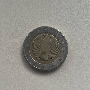 Германия 2011 А, монета 2 евро.