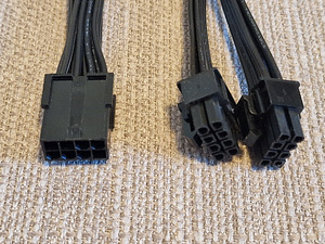 Splitterid PCIe 8pin to dual 6+2 pin (1 foto / 3)