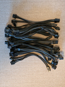 Splitterid PCIe 8pin to dual 6+2 pin (2 foto / 3)
