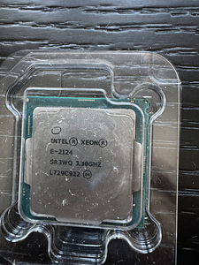 Процессор Intel Xeon E-2124 3,30 ГГц 4 ядра 8 м кэш-памяти S (1 фото из 2)