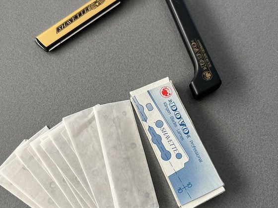 DOVO Solinger Shavette Golden Edition