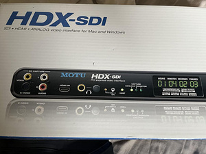 Paku oma hind! MOTU HDX-SDI SDI, HDMI Analog Video I (1 foto / 3)