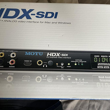 Предложите свою цену! MOTU HDX-SDI SDI, HDMI Аналоговое виде