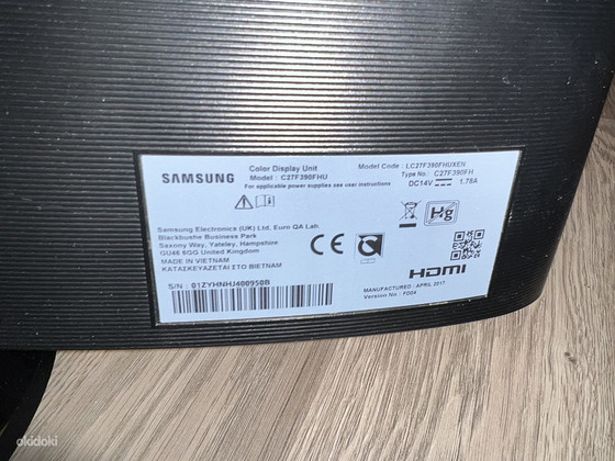 Samsung 27' C27F390FHUXEN
