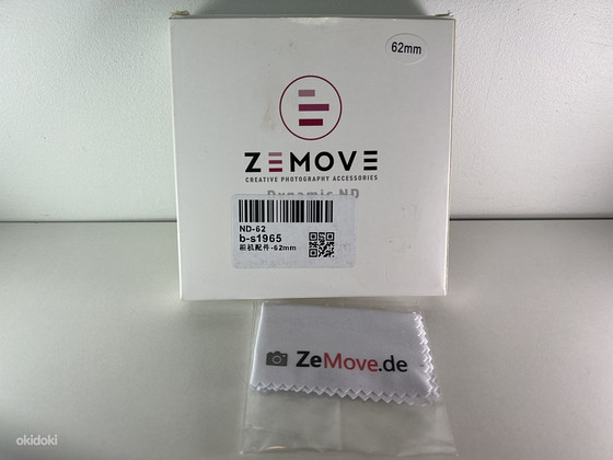 Переменный VND фильтр ZeMove 2-400, 62мм
