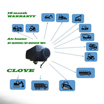 Автономний дизельний обігрівач - Clove. Продаж, ремонт. Ремк