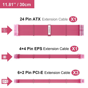 PSU extension cables / toiteploki juhtmete pikendused (4 foto / 5)