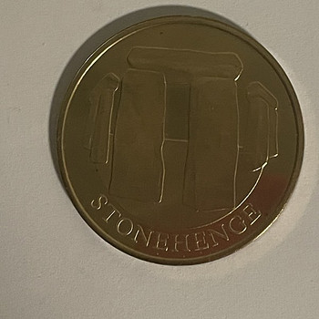Медальон монета STONOHENGE Великобритания