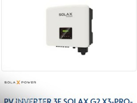 Uued ja kasutatud PV inverterid