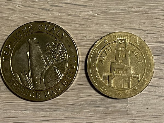 2 Venemaa ja Tšehhi kollektsioneerimismünti