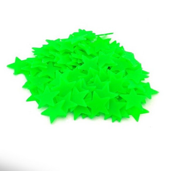Fluorescējošas zvaigznes 100 gab. (PAG683) zaļas