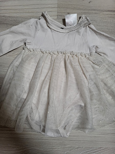 H&M платье бодик. Размер 62. (1 фото из 3)