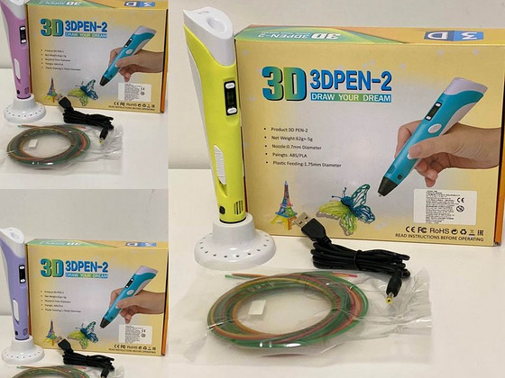 3D-ручка + заливка 60 м