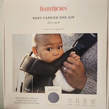 Рюкзак-переноска Babybjörn One Air, цвет антрацит