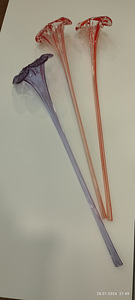 Klaasist ilus lilled ( 3 TK.) (2 foto / 4)