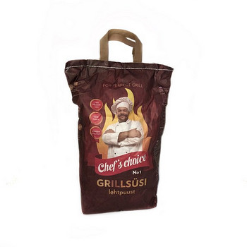Grillsüsi Chef’s Choice lehtpuust Угли для гриля 5kg