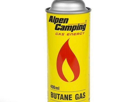 Баллон с бутаном для печи Alpen Camping 400мл (IK004)