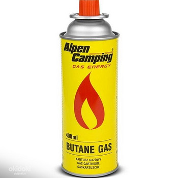 Баллон с бутаном для печи Alpen Camping 400мл (IK004)