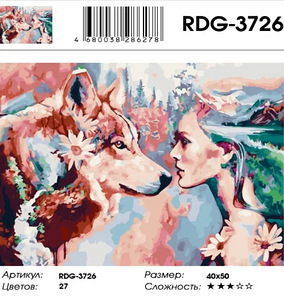 Картины по номерам 2 штуки (2 фото из 5)