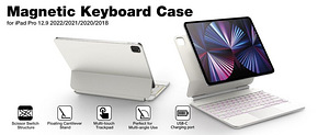 Magnetic Keyboard Case kaaned iPad Pro 12.9 3/4/5/6Gen (4 foto / 6)