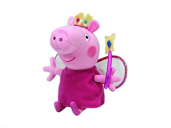 Плюшевая игрушка TY Peppa Pig - Принцесса 15 см