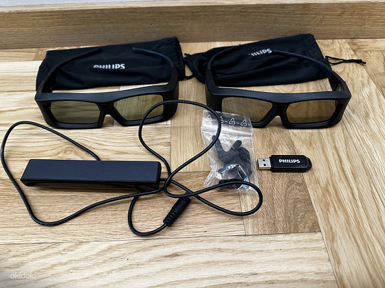 Очки для 3D-телевидения, Philips PTA 02, раритеты