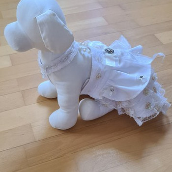 Pulma kleit väikesele koerale.