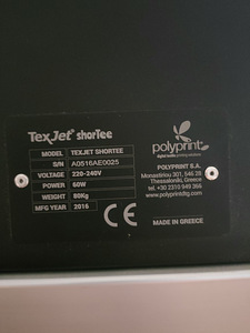 Polyprint Texjet Shortee DTG DTF (1 foto / 5)