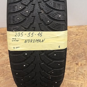 205-55-16 . m+s nööpnõelad 4 tk 6 mm