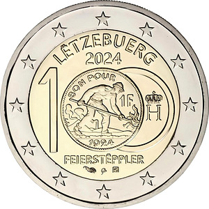 2 eurot Belgia, Saksamaa, Luksemburg 2024 UNC (3 foto / 4)
