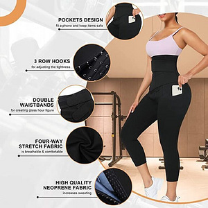 Женские спортивные брюки с фитнес-ремнем, L,XL (5 фото из 10)