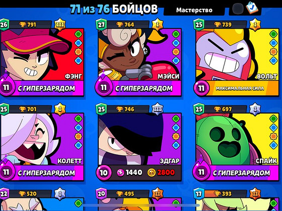 Аккаунт brawl Stars 25.000 кубков