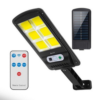 Ielas / āra saules lampa 120 LED ar kustības un krēslas sens
