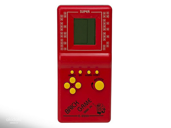 Электронная игра Тетрис 9999 один красный 7686_1