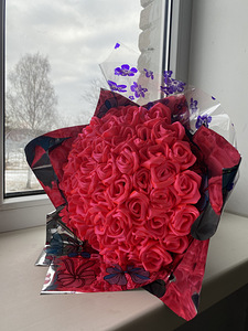 Käsitöö roosikimbud. Magus roosikimp (9 foto / 10)