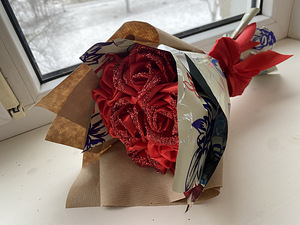 Käsitöö roosikimbud. Magus roosikimp (10 foto / 10)
