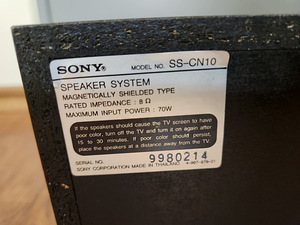 Sony SS-CN10 (4 фото из 4)