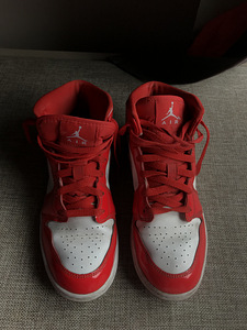 Nike Air Jordan 1 Red/White-Pollen "Barcelona" 9,5 (40) (5 foto / 8)