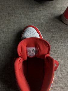 Nike Air Jordan 1 Red/White-Pollen "Barcelona" 9,5 (40) (7 foto / 8)