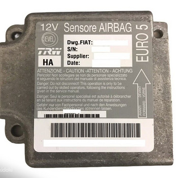 Juhtplokk Airbag Crash Data OK Fiat Ducato Peugeot Boxer SRS