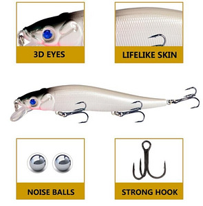 Landid vobler Minnow 5tk. 11,5cm, 14,5g (2 foto / 8)